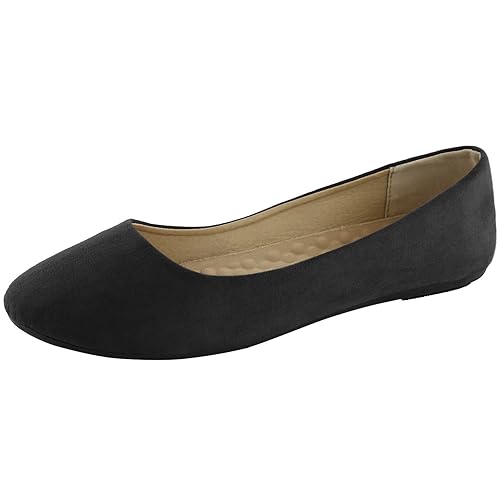 Black Flat Dress Shoes