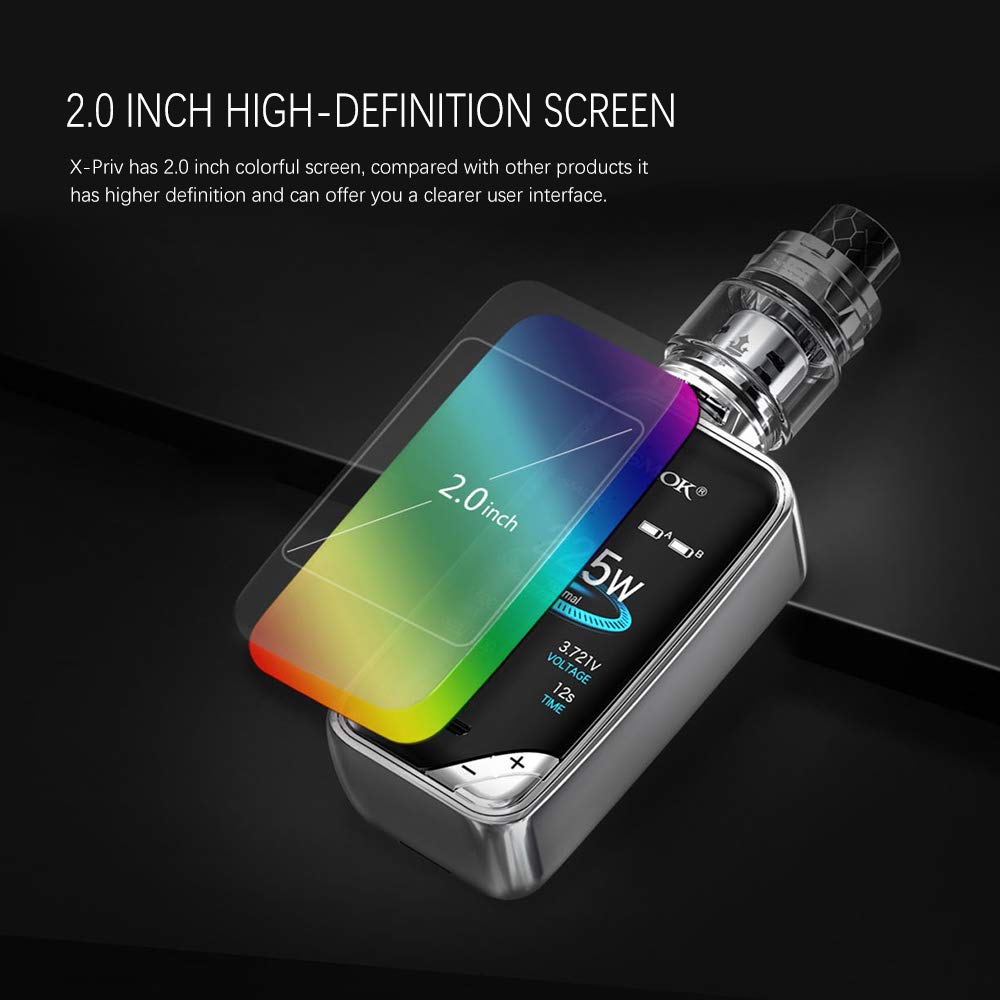 SMOK XPriv Kit 225W Mod with TFV12 Prince Tank (Prism Gun Metal)1