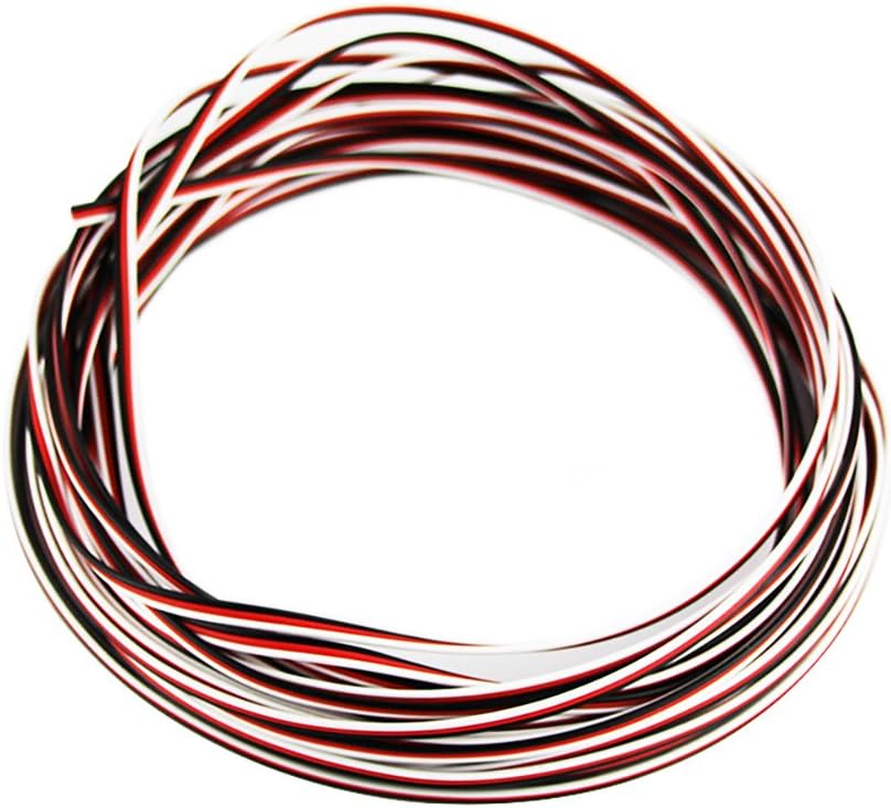 OliYin 50 feet 26AWG Servo Cable 3p Line For Futaba JR RC Servo Hobby Model Aircraft Model Wiring Wholesale Price 30 corex0.08mm - Image 3
