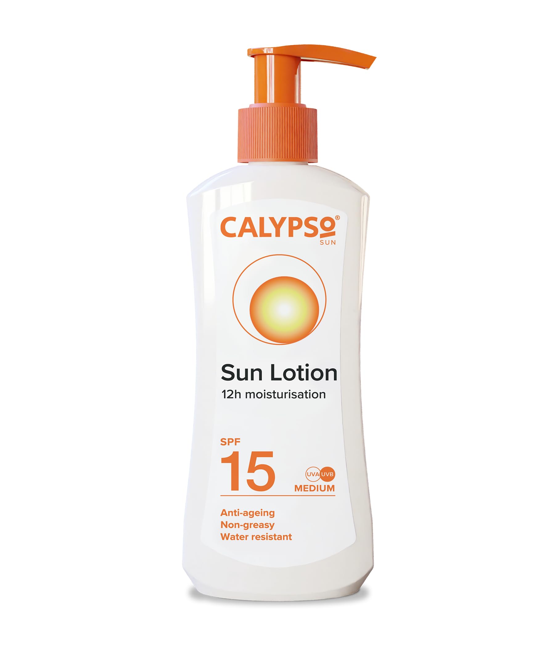 Calypso Press and Protect Sun Lotion, SPF15, 200ml