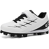 EQW Kids Baseball Cleats for Boys & Girls Softball Cleats | Comfortable, Non-Slip, Durable | Little Kid to Youth
