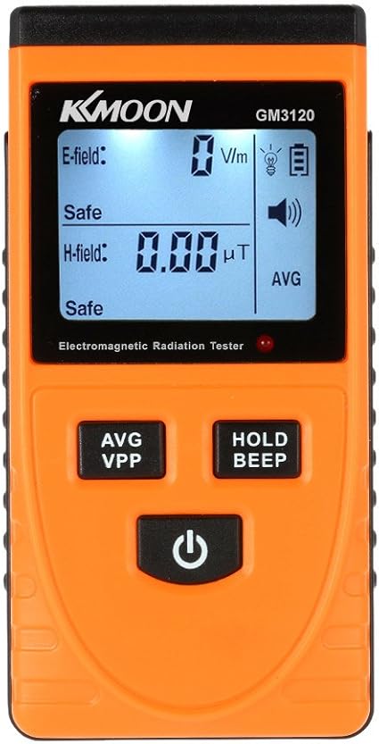 Digital LCD Detector de Radiación Electromagnética Medidor