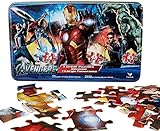 Avengers Panorama Puzzle in a Tin, 135 pieces total