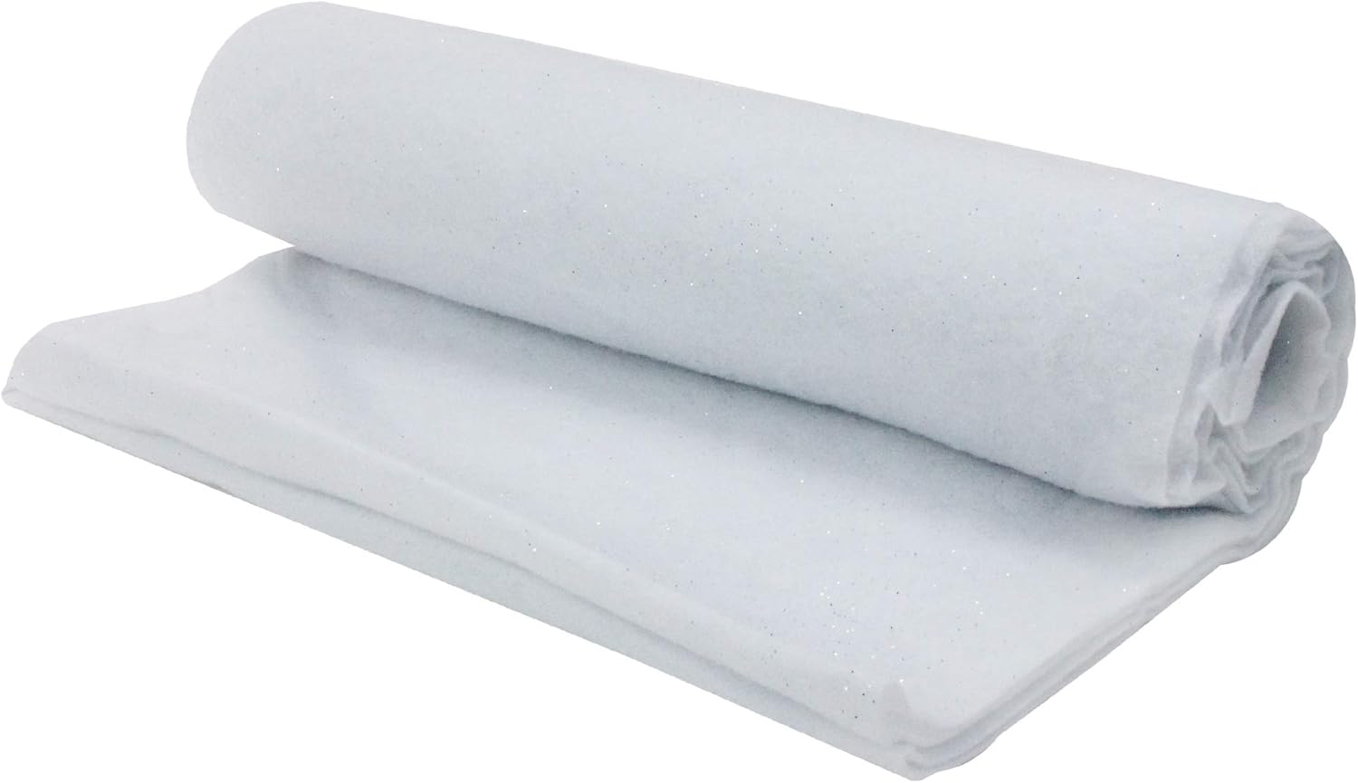 Artificial Snow - Northlight 8' x 3' White Glittered Artificial Soft Snow Christmas Blanket