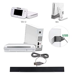 Aokin USB Sensor Bar for Wii, Replacement USB Wired