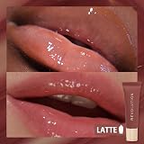 Makeup Revolution Juicy Peptide Lip Balm Nude Latte 8ml Hydrating Lip Balm view 3