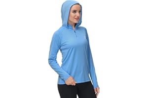 BASSDASH Women’s UPF 50+ Performance Hoodie Long Sleeve UV Fishing Hiking Shirt