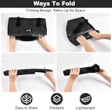 Flintronic 20L Folding Water Bucket Outdoor Camping Collapsible Black view 4