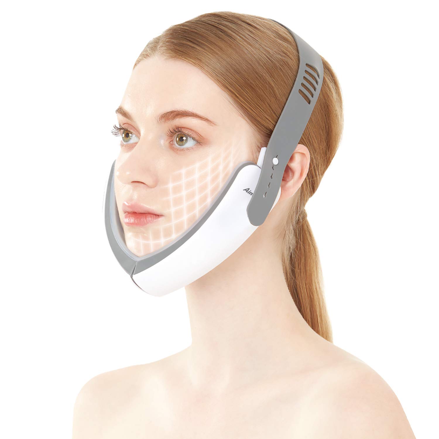 V Face Machine Facial Massager Electric Facial Massager High Frequency Vibration Anti-aging Facial Firming Skin Lifting Device,Electric V-Face Shaping Massager