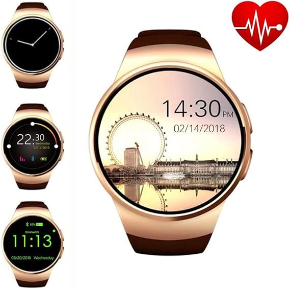 2018 new smart watch round support nano sim
