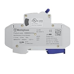 Westinghouse UL 489 AC Miniature Circuit Breaker, 4