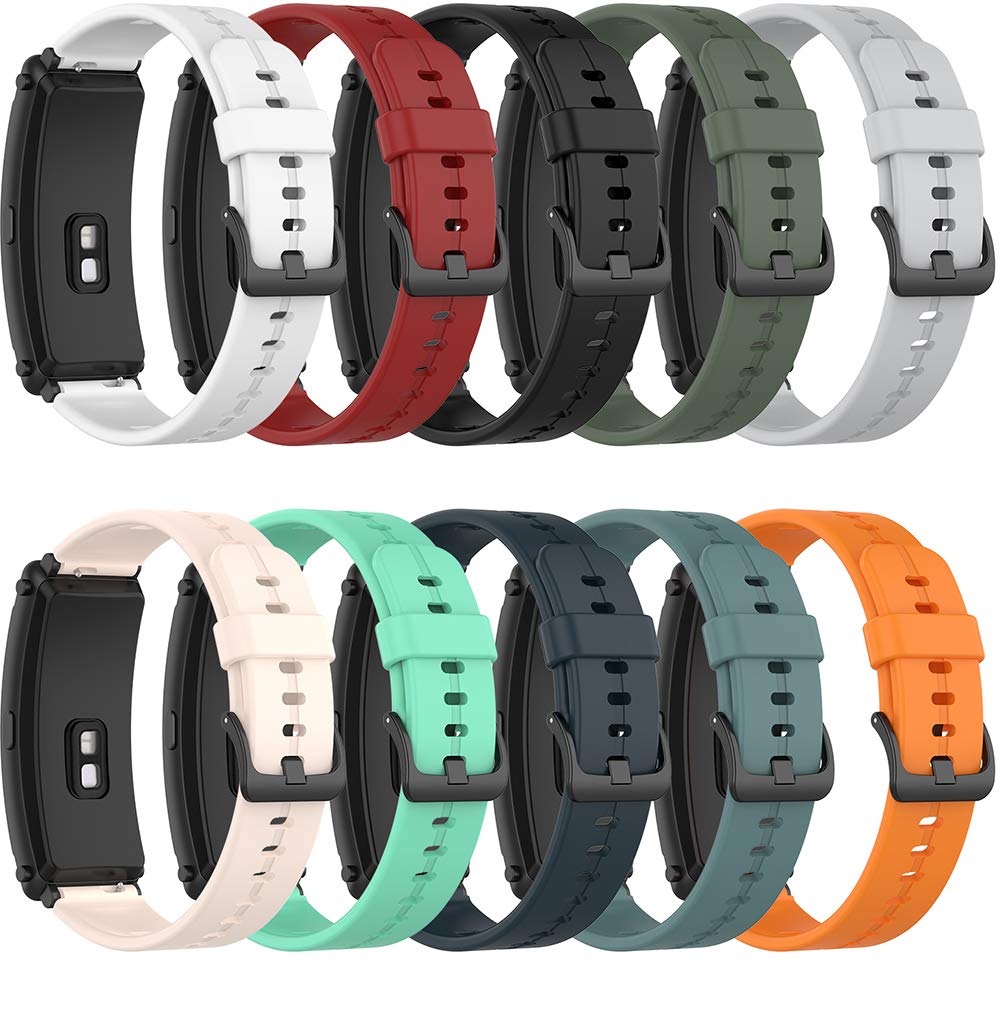 Shieranlee Compatible with HUAWEI Talkband B7 Strap，HUAWEI watch fit mini Strap,16MM Soft Silicone Tracker-Quick Release Straps for HUAWEI Talkband B6，B3