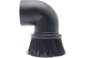 VACEXT 2 1/2'' Accessories & Attachments for Shop Vacs - 2.5 Inch Wet Dry Vacuum Extension Wands & Vacuum Dust Brush Replacement -2.5" Replacement Tubes Accessories (2.5'' Dust Brush (PP))