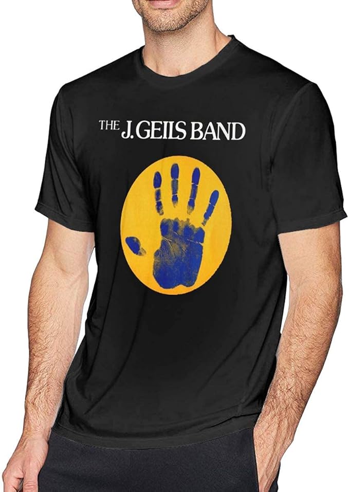 The J Geils Band T Shirt Men's Fashion Cotton Round Neck Short Sleeve
