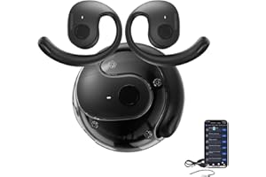 ENGUGU Hy-Undai Hy-T26 Pro Language Translator, Wireless High Precision Translation Headphones Support 75 Languages Playing Music Bluetooth Over The Ear Earbuds HiFi Level Stereo Sound (Black)