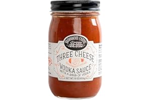 Brownwood Farms Pasta Sauce, Clean Ingredients, Variety of Tastes, From the Great Lakes Region (Three Cheese Vodka, 16 Ounces)