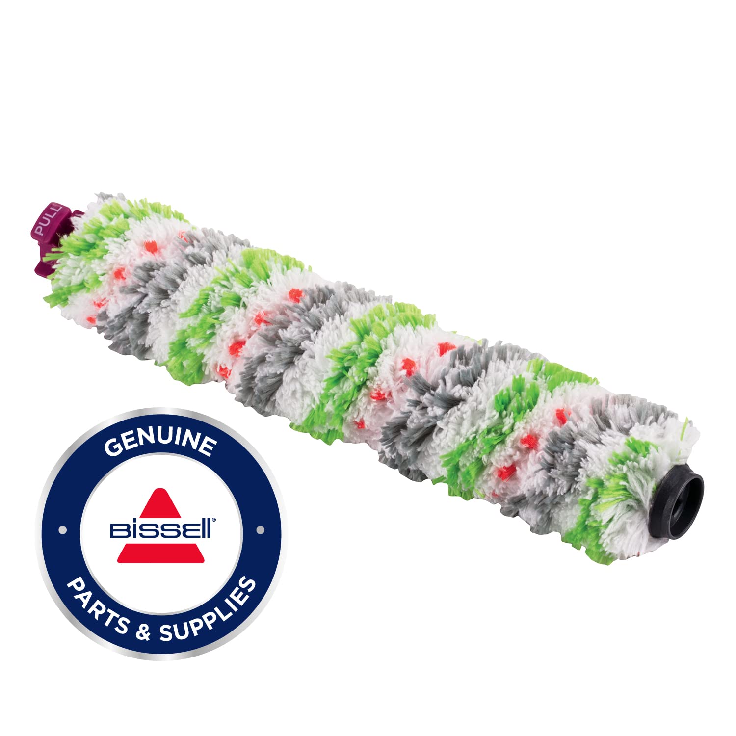 BISSELL Tangle Multi-Surface Brush Roller | Tangle | Original Accessory for CrossWave | 2519, White, Grey, Green and Pink, 0.3 m
