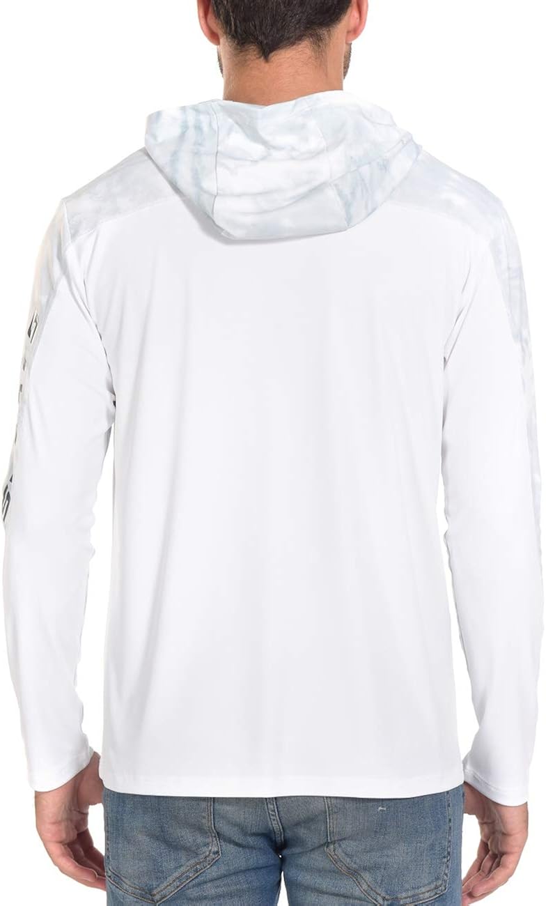 Fishing Shirts for Men Long Sleeve - Sun Protection SPF 50+ UV Tshirt Hoodies: Clothing