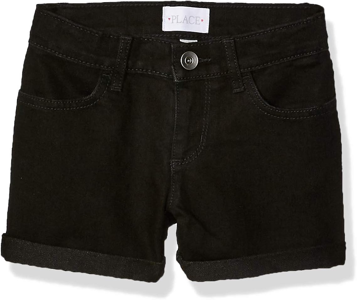black denim shorts girls