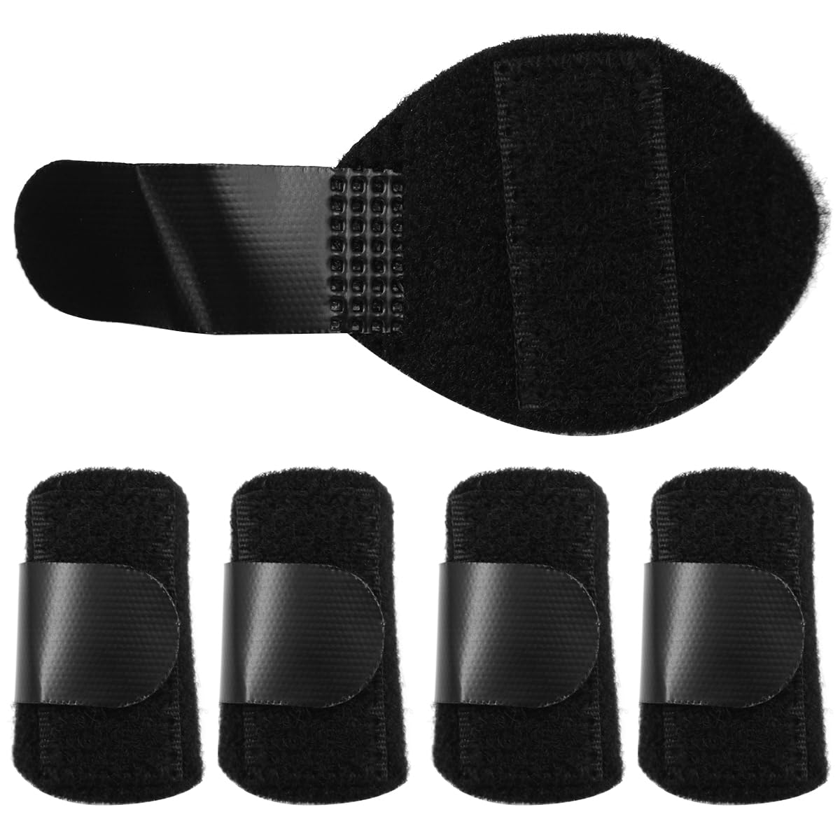 Ieron 5PCS Trigger Finger Splints, Thumb Finger Brace For Trigger Finger Knuckle Immobilization Pain Relief, Finger Support Fits Index Middle Ring Pinky Fingers