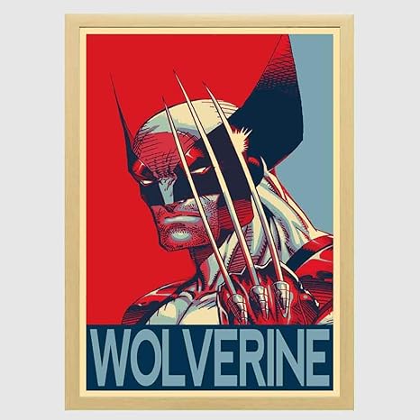 Amazon Co Jp ハンギングペインティング ウルヴァリンローガンイラスト3 Xmen映画ポップアート映画 ポスター フォトフレーム ファッション絵画 壁飾り 家族壁画装飾 サイズ 33x45cm 額縁を送る ホーム キッチン