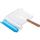 Medarchitect Right Hand Pill Counting Tray with Spatula (Clear - Wood Handle)