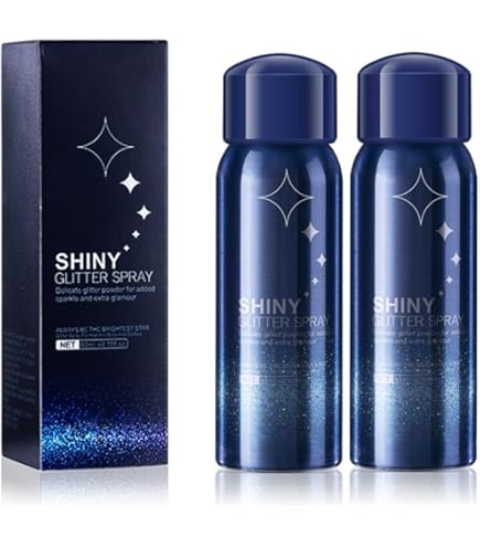Amazon.com : Body Glitter Spray for Hair, Body and Clothes - Long-Lasting  Shimmer Suitable for Stage, Festival, Rave, Makeup, Prom - 60ML : Beauty &  Personal Care