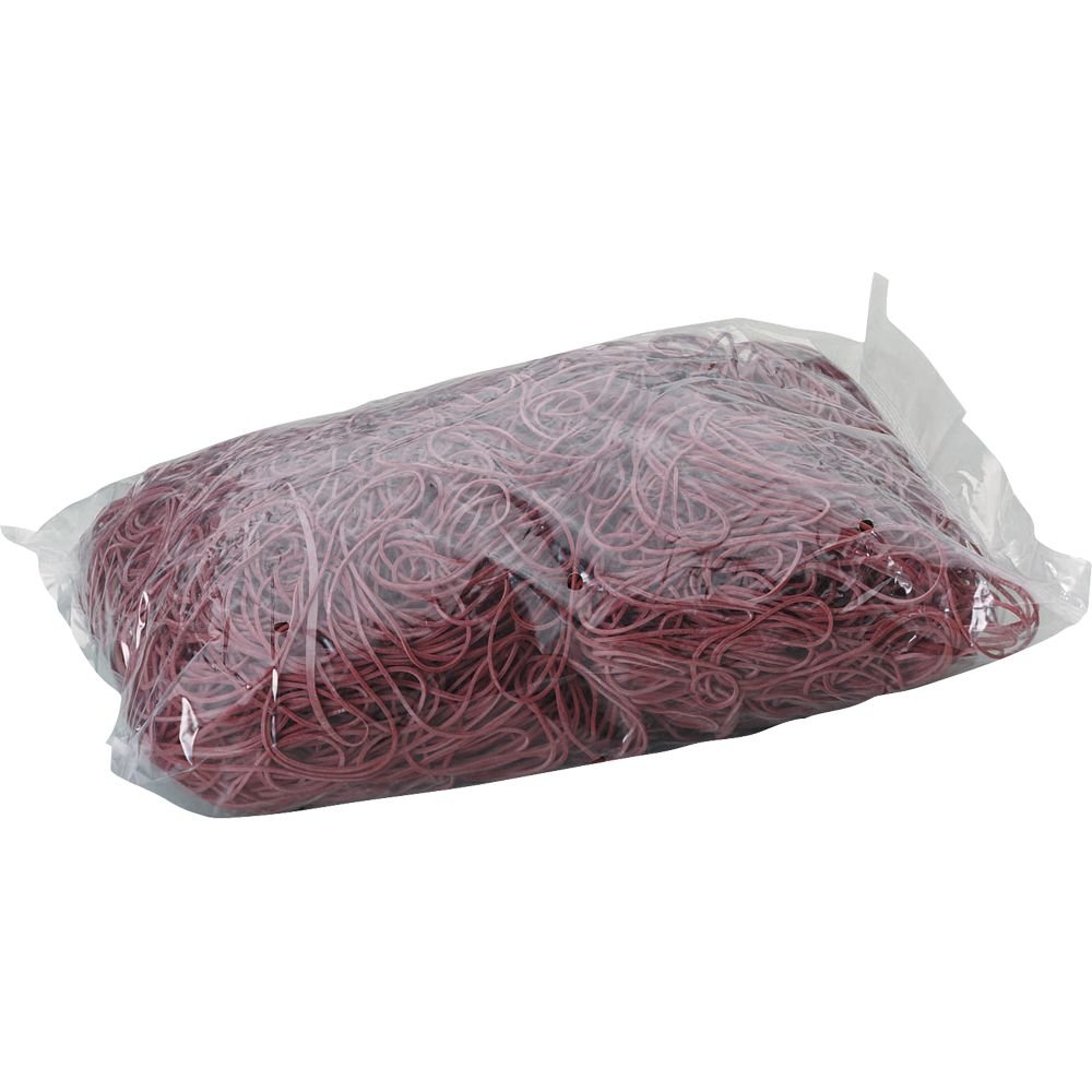 5 Star 7431 Elastic Bands in Poly Bag Ø 40 mm Red 1000 g