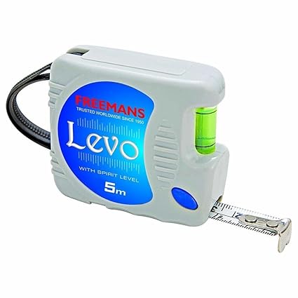 FREEMANS LEVO STEEL MEASURING TAPE 5 METER X 16 MM WITH LEVEL MEASURING (1.00)