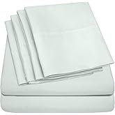 Twin Size Bed Sheets - 4 Piece 1500 Supreme Collection Fine Brushed Microfiber Deep Pocket Twin Sheet Set Bedding - 1 EXTRA PILLOW CASES, GREAT VALUE, Twin, Mint