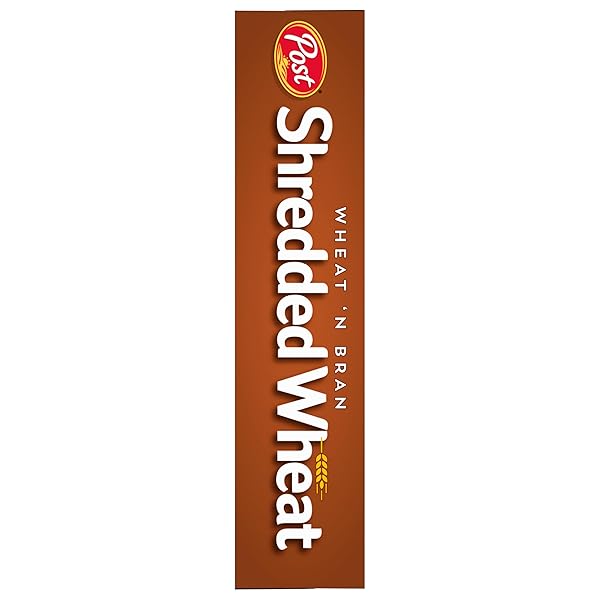 POST WHEAT N BRAN® SHREDDED WHEAT, BREAKFAST CEREAL, EXCELLENT SOURCE OF FIBER, KOSHER 18 OUNCE – 1 COUNT