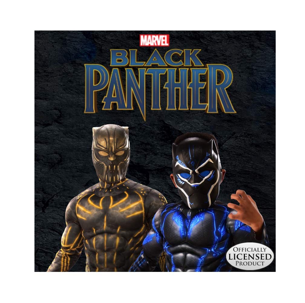 Rubie's Deluxe Black Panther Child's Costume, Blue, Small