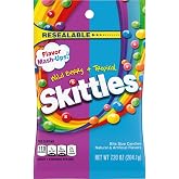 SKITTLES Tropical Mash-Ups Wild Berry Flavor Mix Bagged Candy Snack, 7.2 oz | Two SKITTLES candy flavors mix bagged snack, Wild Berry &amp; Tropical assorted candy in one for pantry, gelatin and gluten free