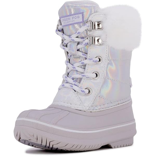 London Fog Little Girls Bridger Cold Weather Lace Up Boots - Macy's