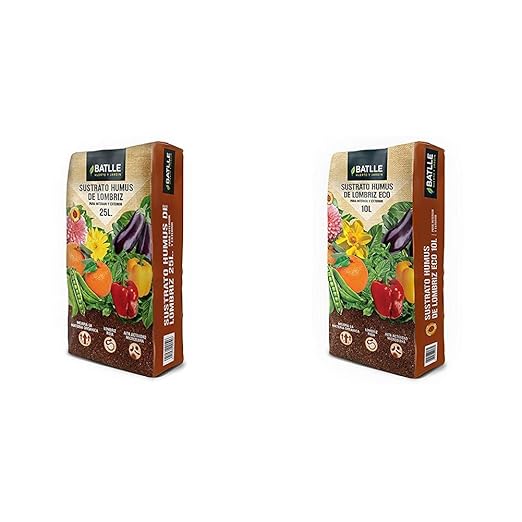 Sustratos Ecológicos Sustrato Humus Lombriz 25l. Batlle + Sustrato ...
