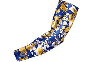 BUCWILD SPORTS B Bucwild Sports Compression Arm Sleeve - Youth & Adult Sizes - Baseball Football Basketball Sports (1 Arm Sleeve)