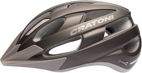 metallic bike helmet