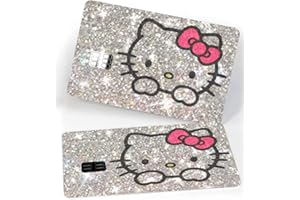 ExotixCard The Original Ultra Bling Reflective Card Sticker Debit -Credit Skin Shiny Removable Cover Especially Bright, Protecting No Bubble, Slim, Waterproof Card Cover (Big Cat)