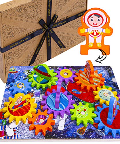 Jaques von London lasst Uns Planetenrätsel Spielen - Puzzle Kinder – Perfekt Puzzle ab 3 4 5 und Holz Spielzeug ab 3 4 5…