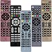 GE Universal Remote Control for Samsung, Vizio, LG, Sony, Sharp, Roku, Apple TV, RCA, Panasonic, Smart TVs, Streaming Players, Blu-ray, DVD, Simple Setup, 4-Device, Silver, 33709