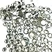 400 pcs 2mm - 6mm Resin clear crystal round Rhinestones Flatback Mix SIZE ~ M1-23