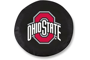 Holland Bar Stool Co. Ohio State Buckeyes HBS Black Vinyl Fitted Spare Car Tire Cover