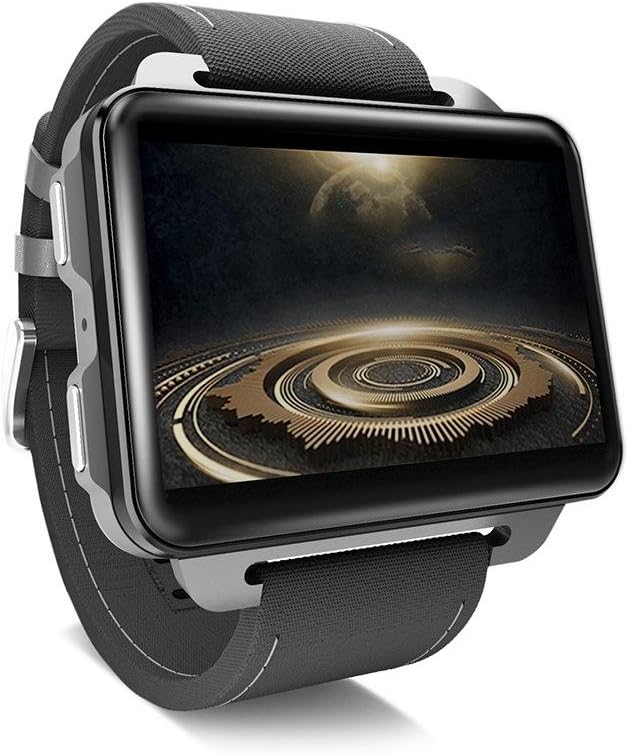 Elementral LEMFO Lem4pro 1200 MAh Large Battery 2.2 Inch Display MTK6580 Watch, Support GPS SIM Card MP4 Bluetooth WiFi Smart Phone Large Screen Battery 1GB + 16GB Watch