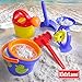 Kidzlane Beach Toys, Sand Toys Set for Kids, Beach Sand Toys in a Mesh Bag, 20 Piece
