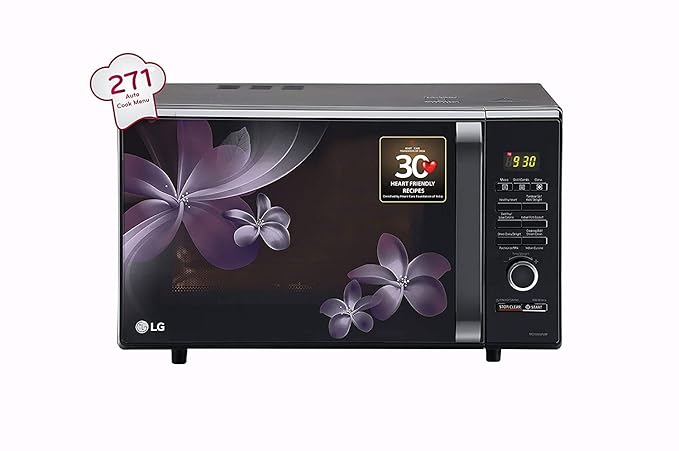 LG 28 L Convection Microwave Oven (MC2886BPUM, Floral Purple, Diet Fry)