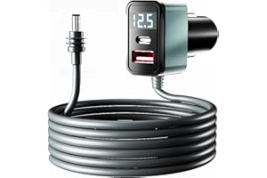 Starlink Mini Car Adapter (118.11IN/10FT), Starlink Mini DC Power Cable Car Charger, 12V-24V Cigarette Lighter Adapter with D