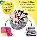 Premium Large Stuffed Animal Storage Bean Bag Chair, Free Bookmark and Pocket, Unisex, Multipurpose Storage, Perfect Decorative Kid's Room, Playroom Toy Organizer, Replace Your Mesh Toy Hammock or Net