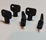 ECHO3D Lockshield Key Radiator Valve Microbore Myson Matchmate 7x4mm 5pcs view 4