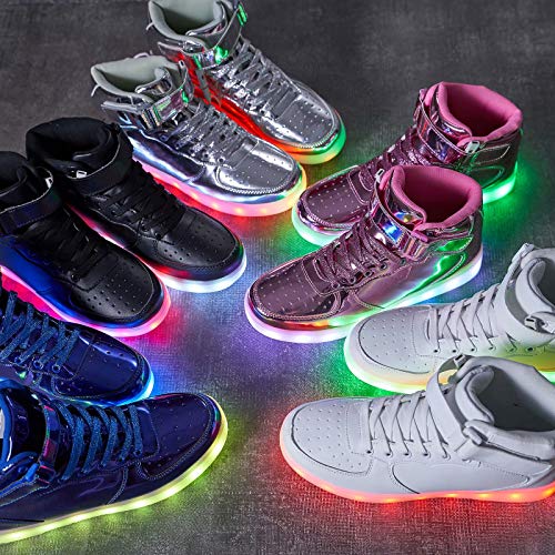 Mould King High Top LED Light Up Shoes USB Rechargeable Glowing