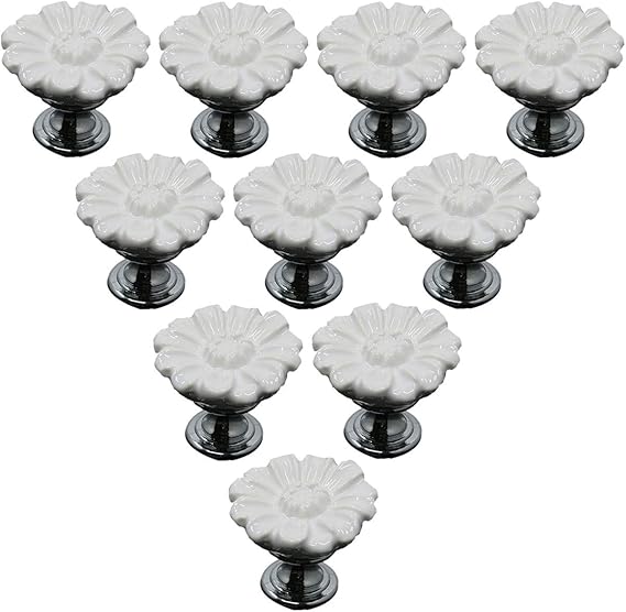 Gelbe kreative Schubladenknöpfe Keramik handgefertigte Küchenschrank